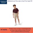thumbnail image 4 of French Toast Boys' Adjustable Waist Flat Front Short, Navy, 12, 4 of 6