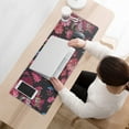 thumbnail image 3 of Long Mouse Pads for Desk,Pioneer Flower Floral Print Pattern Desk Mats on Top Of Desks, Desk Mouse Pad Extra Large with 3mm Non-Slip Base and Stitched Edge for Gaming,Office,Work,Home 31.5"x11.8", 3 of 6