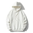 thumbnail image 2 of Vedolay Mens Hoodies 2023 Printed Sweatshirt Loose Soft Long Sleeve Pullover Tops White,2XL, 2 of 4