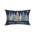 thumbnail image 2 of Christmas Tree Pillow Covers 12x20, Merry Christmas Throw Pillows, Soft Seasonal Cushion Covers, Winter Holiday Decoration for Home Couch Farmhouse(C), 2 of 7