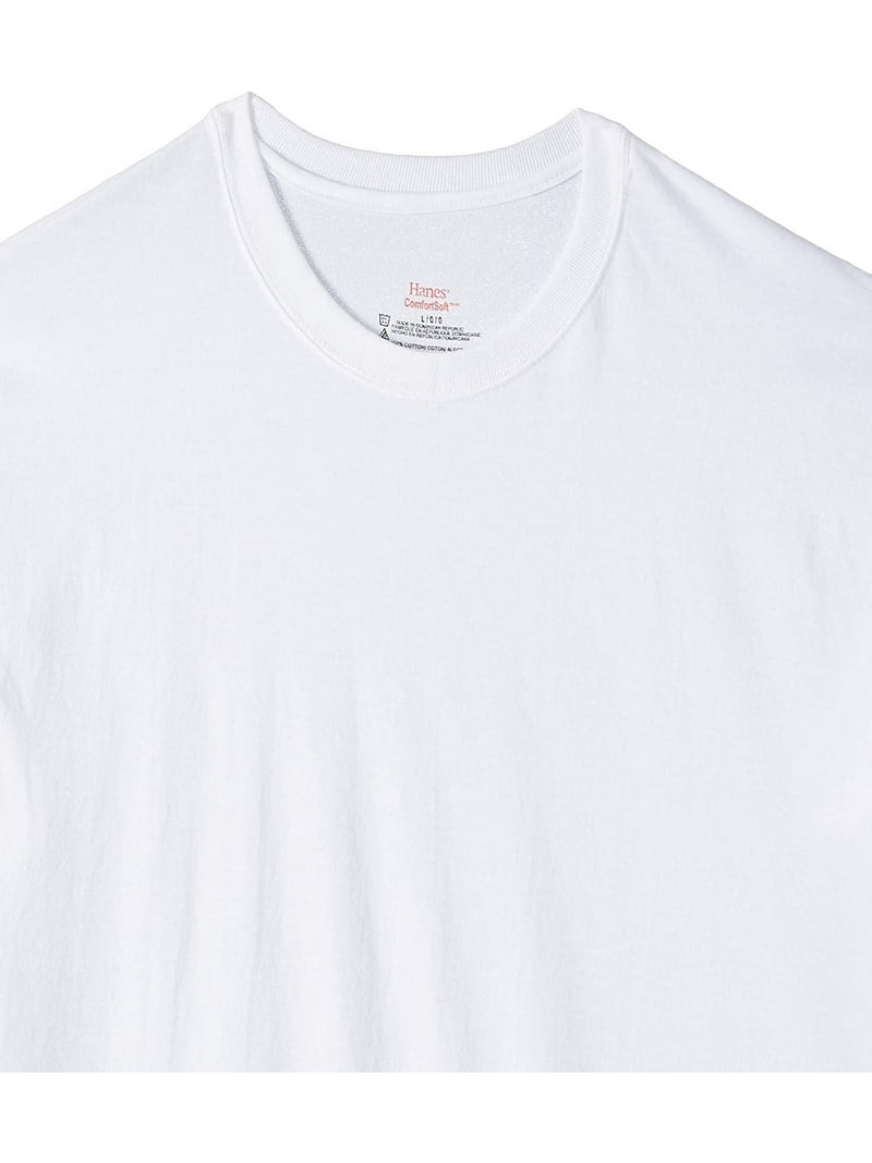 Hanes 3-Pack White Crew Neck T-Shirt XL - Walmart.com