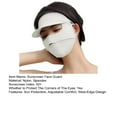 thumbnail image 7 of Harmtty UPF 50+ Women Full Face Guard Sunscreen Covering Adjustable Earrings Wide Brim Breathable Anti UV Face Guard, 7 of 7