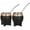Black, variant on 2 Pcs Yerba Mate Cup Set, 6.1 oz Stainless Steel Mate Cup with Wide Mouth & Narrow Mouth, Tea Cup for Traditional Mate Tea Drinking, Non-slip Faux Leather Body, Stainless Steel Straws