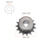 thumbnail image 3 of 06B Rodillo Cadena Piñón 15T Paso 3/8" 14mm Diámetro A3 Carbono Acero Motor Accionamiento Engranaje, 3 of 6