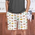 thumbnail image 7 of GZHJMY Anchor Pajama Pants Short for Men, Lounge Pants Lightweight Men Pajama Bottoms with Drawstring Pockets, Christmas New Year Birthday Gifts, Large, 7 of 7
