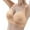 Beige, variant on Lixiuxyad Low Back Bra Women's Push Up Wireless Bra Comfort Support No Underwire Bras Comfortable Wire Bralette Everyday Underwear