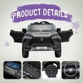 thumbnail image 6 of 24V Ride On Car for Kids, Lexus GX550 2 Seater Powered Ride on Toys with Remote Control, 4 Wheels Suspension, Bluetooth, Music, LED Lights, Kids Electric Car for Boys Girls Ages 3-8, Black, 6 of 8