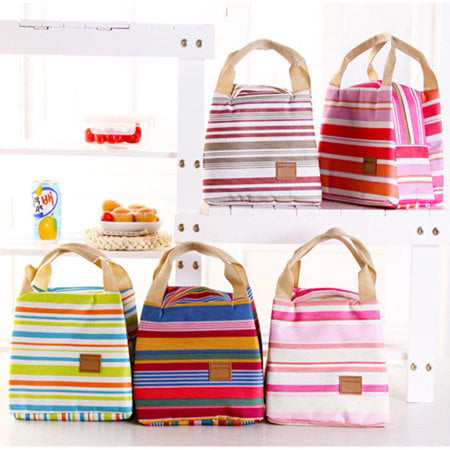 Details about   Portable Insulated Thermal Cooler Lovely Lunch Box Carry Tote Picnic Storage Bag 