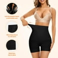 thumbnail image 3 of Tummy Control Shorts for Women High Waist Body Shaper Boyshorts Butt Lifting Shapewear Soft Seamless Thigh Slimmer, 3 of 4