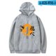thumbnail image 1 of Haikyu!! Sudaderas con capucha de Anime, chaqueta informal para niños y adultos, tallas para niños, jersey de Cosplay Hinata Shoyo, Jersey UnisexGris AMETRO Deng Xun unisex, 1 of 2