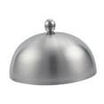 thumbnail image 3 of deevoka Basting Cover Stainless Steel Griddle Burger Cover for Steak Kitchen Cooking 14cmx7cm, 3 of 9