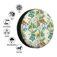 thumbnail image 4 of Goofa Meadow Plants And Butterflies Pattern Universal Tire Cover for Jeep, SUV, Truck, and Trailer – Waterproof, UV-Resistant,Easy to Install, Fits 14"-17" Tires-14 inch, 4 of 6