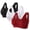 D, variant on Women Elderly Front Snap Bralette 3 Pack, Floral Wireless Full‑Coverage Bra, Skin‑Friendly Cotton Intimates for Everyday Sleep Wear G 38