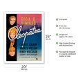 thumbnail image 2 of Cecil B. DeMille’s Cleopatra - Starring Claudette Colbert Warren William and Henry Wilcoxon - Vintage Film Movie Poster c.1934 - Fine Art Matte Paper Print (Unframed) 20x26in, 2 of 4