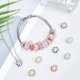 thumbnail image 3 of 100pcs Rhinestone Large Hole Beads Diamond European Beads Garden Decor Beaded Rondelle Slide Spacer Beads Hole: 5mm, 3 of 5