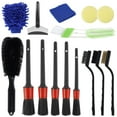 thumbnail image 3 of 15 Pcs Car Beauty Brush Set for Cleaning Wheels  Car Cleaner Brush Set for Engine Logo  Exhaust Hole  Multi-function Tool  Car Repair, 3 of 9