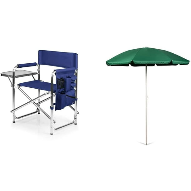 Sports Chair with Side Table, Beach Chair, Camp Chair for Adults