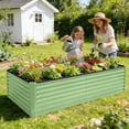 thumbnail image 5 of Noble House Raised Garden Bed, Galvanized Planter Box Stand Outdoor,Herbs, 5 of 5