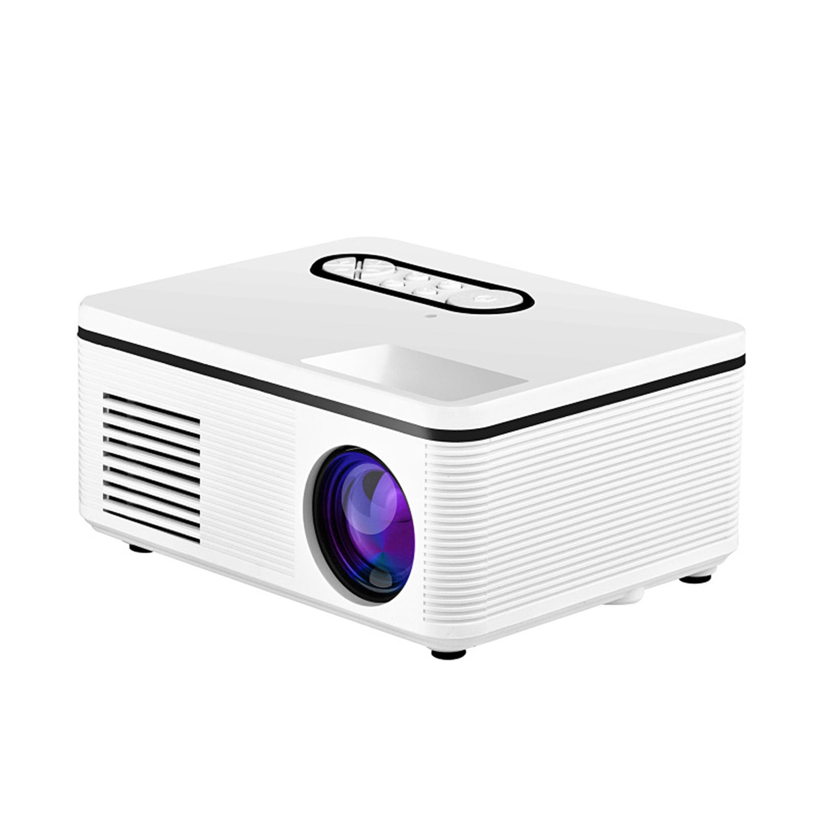 GFHFHITJ HD 1080P 60” Portable Home Movie Video Projector W/built In Speaker