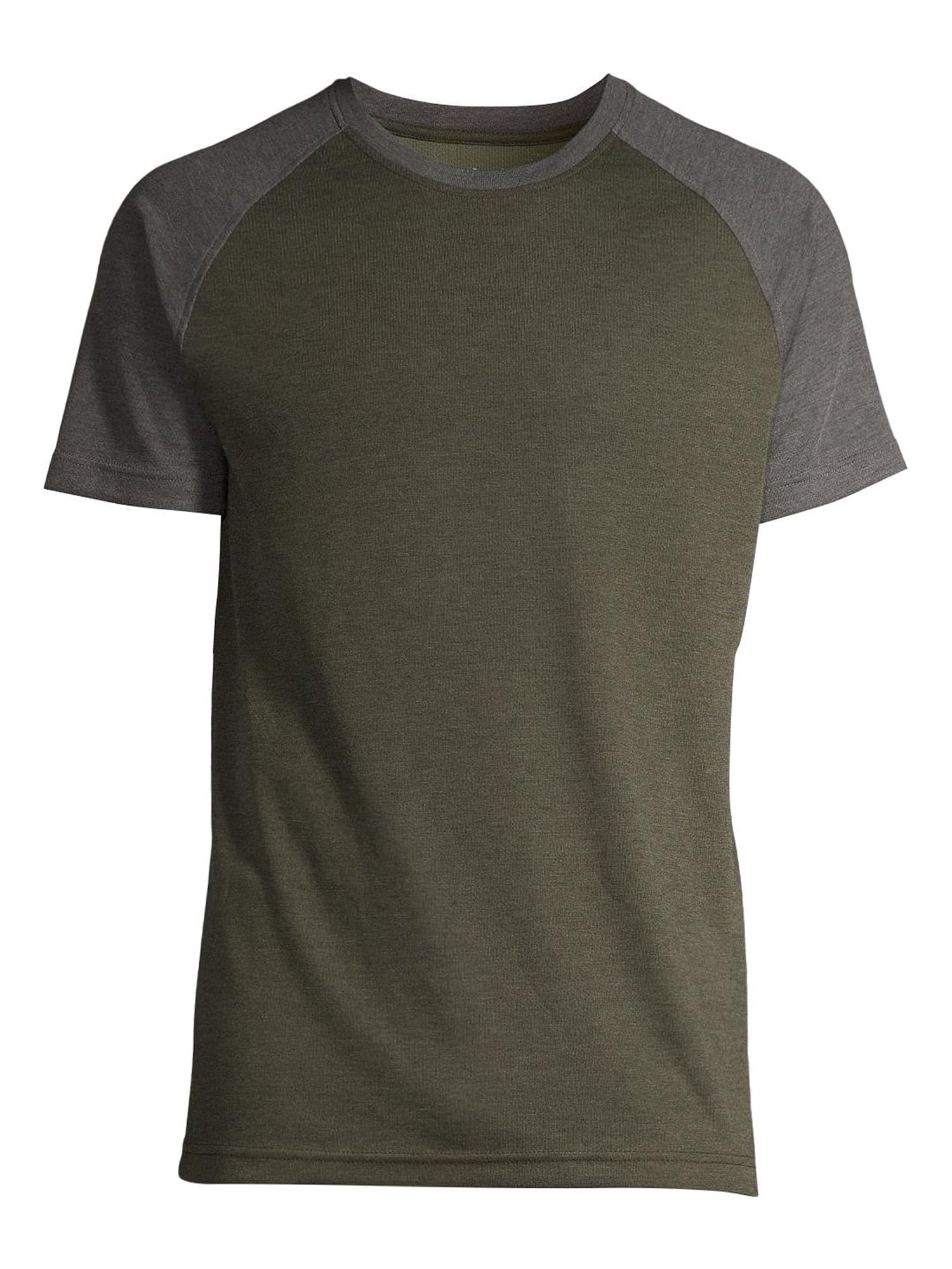 George Men's Raglan T-Shirt, Colorblocked, Size M - Walmart.com