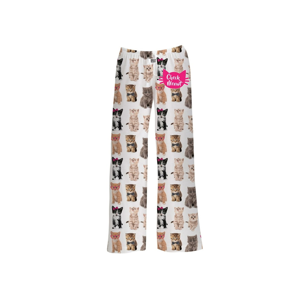 American Mills American Mills Women's Kitten Lounge Pants Cat Print