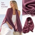 thumbnail image 4 of Lumtrix Tassel Scarf for Women and Men Winter Warm Long Scarves Large Travel Blanket Scarf Wrap Q One Size, 4 of 5