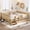 Light Natural, variant on Bellemave Twin Size Floor Bed with Guardrails and Storage, Low Profile Montessori Bed Frame with Drawers, Bookcases and Stairs, Solid Wood Kids Bed with Slats, No Box Spring Needed(Light Natural)