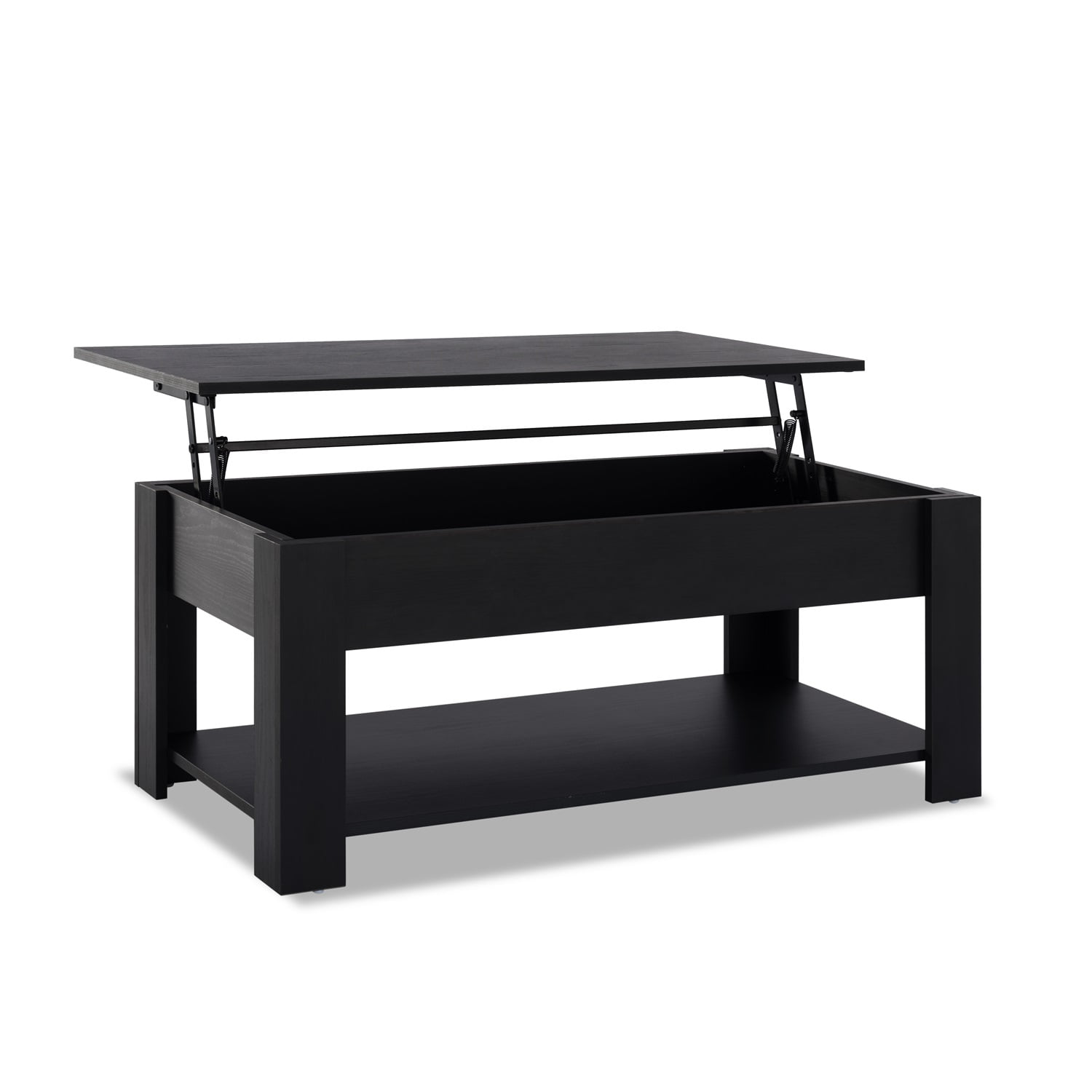Kadyn Lift Top Extendable Coffee Table, Modern Coffee Tea Table with Storage, MDF Coffee Table Side Table for Living Room, Black Kadyn Lift Top Extendable Coffee Table, Modern Coffee Tea Table with Storage, MDF Coffee Table Side Table for Living Room, Black