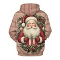 thumbnail image 4 of ShiShine Christmas Sweatshirts for Women Plush Warm Novelty Funny Xmas Tree Graphic Pullover Tops Loose Casual Shirts, 4 of 9