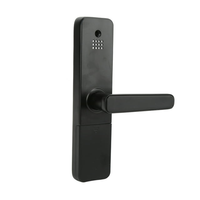 Serrure de Porte d'Empreinte Digitale, Coffre-Fort Intelligent Verrouillage de Mot de Passe Libre Poignée Design Réglable Volume pour Appartement pour la Maison pour le Bureau