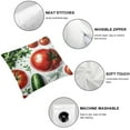 thumbnail image 4 of BCIIG Vegetable pillowcase cushion cover for children teens adult nature farm plant country style living room sofa pillowcase 18x18in, 4 of 5