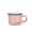 Pink, variant on Abbott Collection Enamel Look Stoneware Espresso Cup, Yellow
