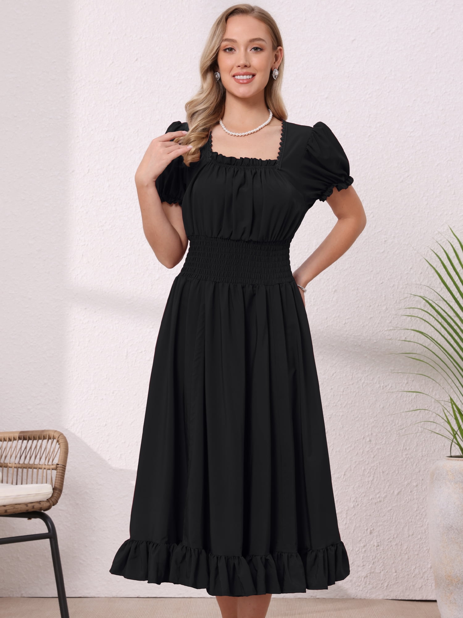 DARING DIVA Women's Gothic Pirate Costume High Low Vintage Dress M Black
