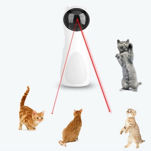 Electric Automatic Cat Laser Toys Interactive Teasing Kitten Laser 360° Rotating