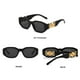thumbnail image 2 of Gafas de sol retro rectangulares BUTABY para mujer en color negro, 2 of 5