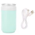 thumbnail image 1 of Difusor de aceites esenciales USB, humidificador ultrasilencioso, vaporizador con luces LED para coche, oficina, viajes, hogar, vehículo, verde claro, 1 of 8