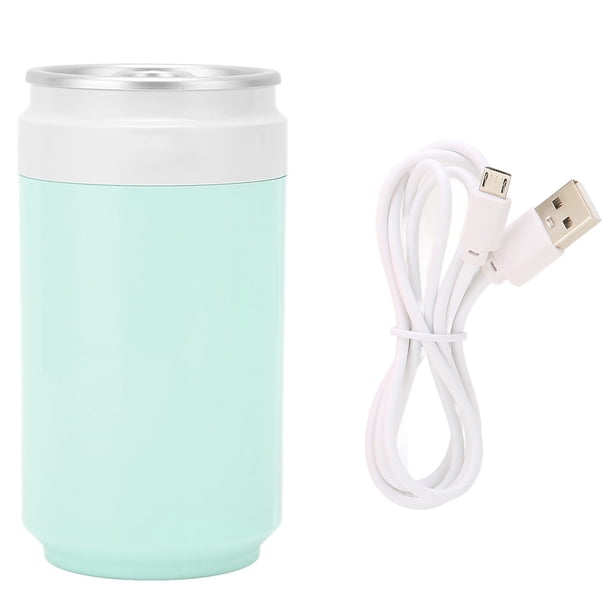 Difusor de aceites esenciales USB, humidificador ultrasilencioso, vaporizador con luces LED para coche, oficina, viajes, hogar, vehículo, verde claro