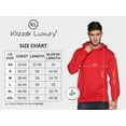 thumbnail image 2 of Klizzer Luxury 100% Cotton Hoodies for Men - Rich Fabric, Soft & Comfortable, RED (Sizes S-2XL), 2 of 7
