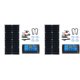 thumbnail image 1 of 2X Kit de Panel Solar de 300 Vatios Potencia Portátil RV Barco Monocristalino Batería Flexible de 12 V, 1 of 5