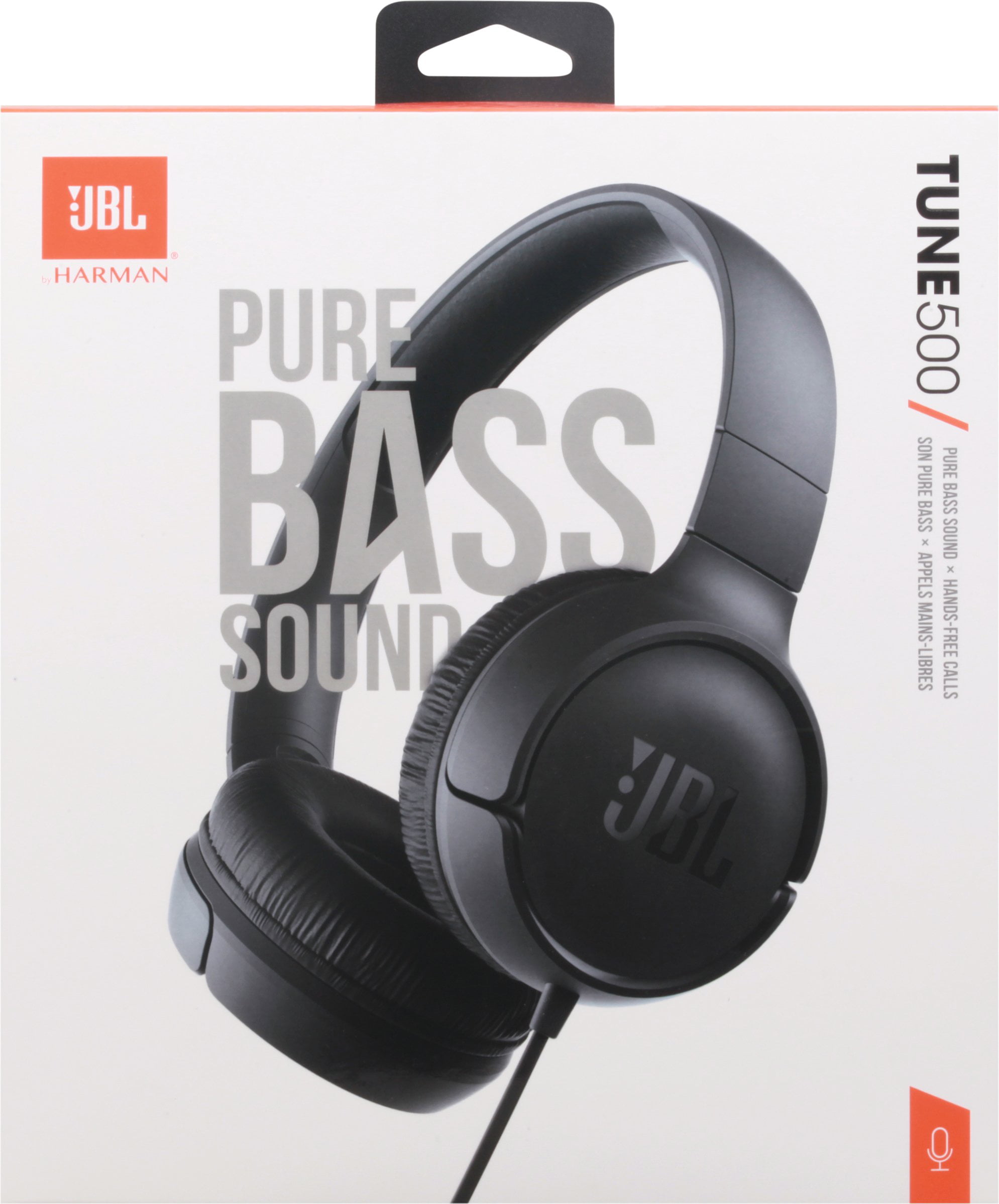 fusion klodset Banyan JBL T500 On-Ear Headphone In-Ear Headphone with One-Button Remote/Mic -  Black - Walmart.com