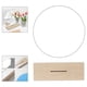 thumbnail image 5 of Espejo de maquillaje acrílico irregular para escritorio, espejo de tocador con soporte de madera para dormitorio C, 5 of 9