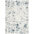 thumbnail image 2 of Safavieh  Vogue Minica Modern Abstract Rug Beige/Turquoise 4' x 6' Latex Free 4' x 6' Indoor Living Room, Bedroom, Dining Room Blue Rectangle, 2 of 7