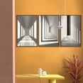 thumbnail image 3 of wall26 3 Piece Framed Canvas Wall Art for Living Room, Bedroom Buildings Theme Canvas Prints for Home Decoration Ready to Hang - 16"x24"x3 Panels, 3 of 4
