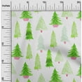 thumbnail image 2 of oneOone Viscose Chiffon Light Green Fabric Tree Dress Material Fabric Print Fabric By The Yard 42 Inch Wide, 2 of 6