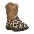 thumbnail image 2 of Roper  Infant Girls Glitter Leopard Round Toe Cowboy   Casual Boots   Mid Calf, 2 of 5