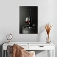 thumbnail image 2 of Elephant Stock Red Wine From Barrel Wall Art - Vertical Canvas Wall Art - Dining Room Wall Decor - Food And Drink Canvas - Gray And Red Decor - 16" x 24", 2 of 8
