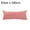 Coral Color, variant on Unique Bargains 300TC Cotton Body Pillow Cover Case, 20" x 48"
