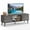 Wooden Gray, variant on CONCETTA Wood TV Stand with 2 Storage Cabinets, Modern Entertainment Center for TVs up to 60 inches, Media Console with Adjustable Shelves and Cable Management, Wooden Gray