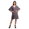 thumbnail image 4 of Moomaya Robe Courte de Caftan de Plage, Robe de Couverture Imprimée, Kaftan pour Femmes, Tenue de Plage, Couverture, 4 of 4