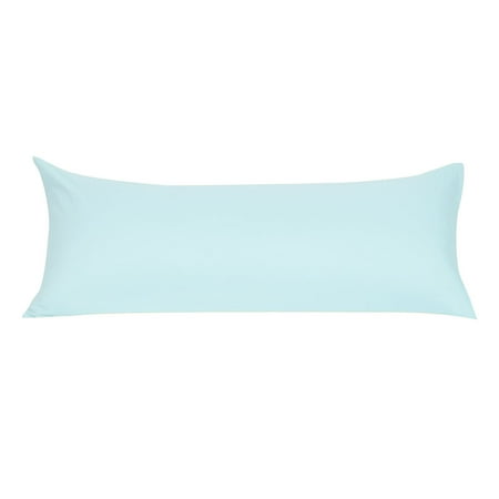Zippered Body Pillow Cover Soft Microfiber Long Pillowcases Spa